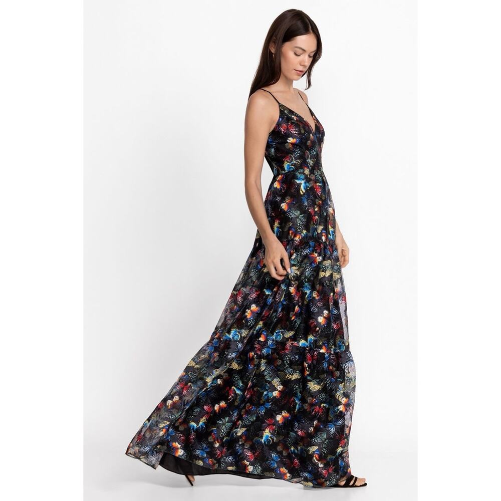 NWT Johnny Was Papillon Embroidered Maxi Dress Size 6 - Picture 3 of 9